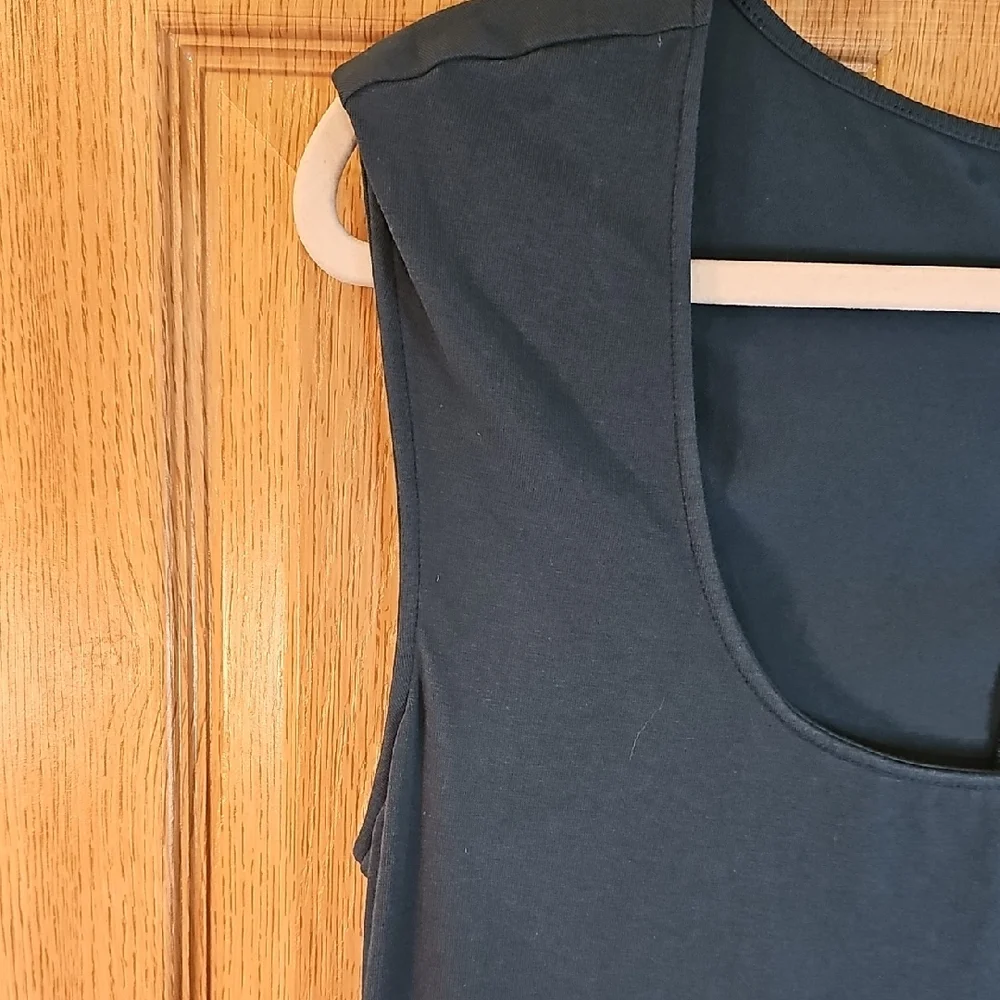 Old Navy Deep Teal Maxi Dress - Picture 3 of 7